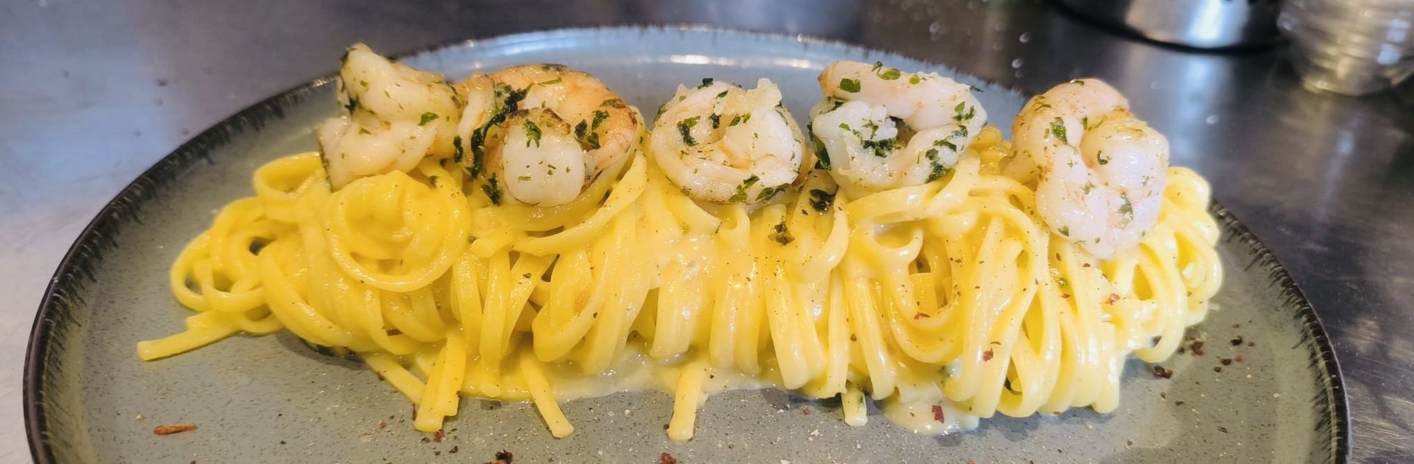 Linguine aux crevettes